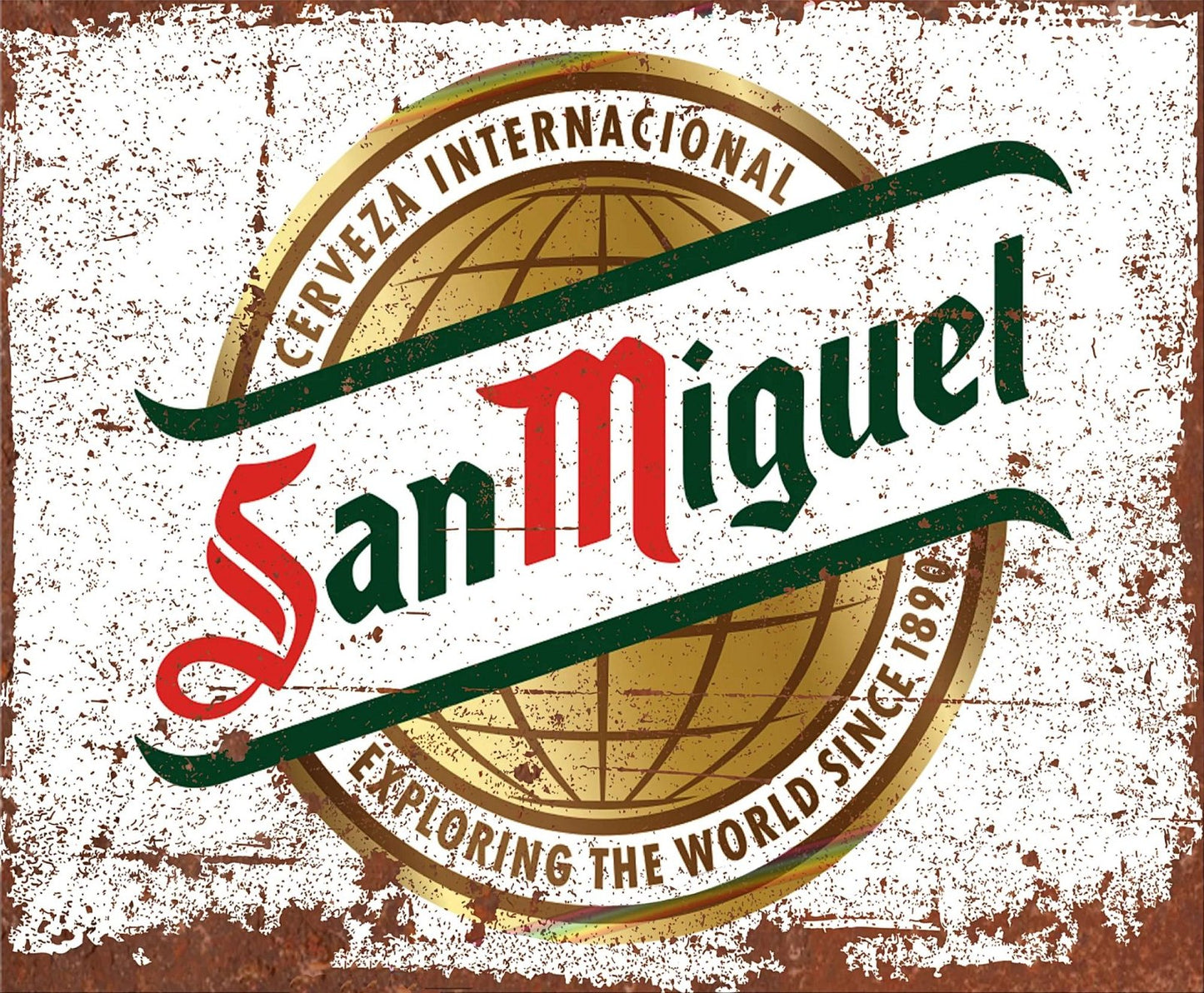 Small Metal Sign 45 x 37.5cm Beer San Miguel