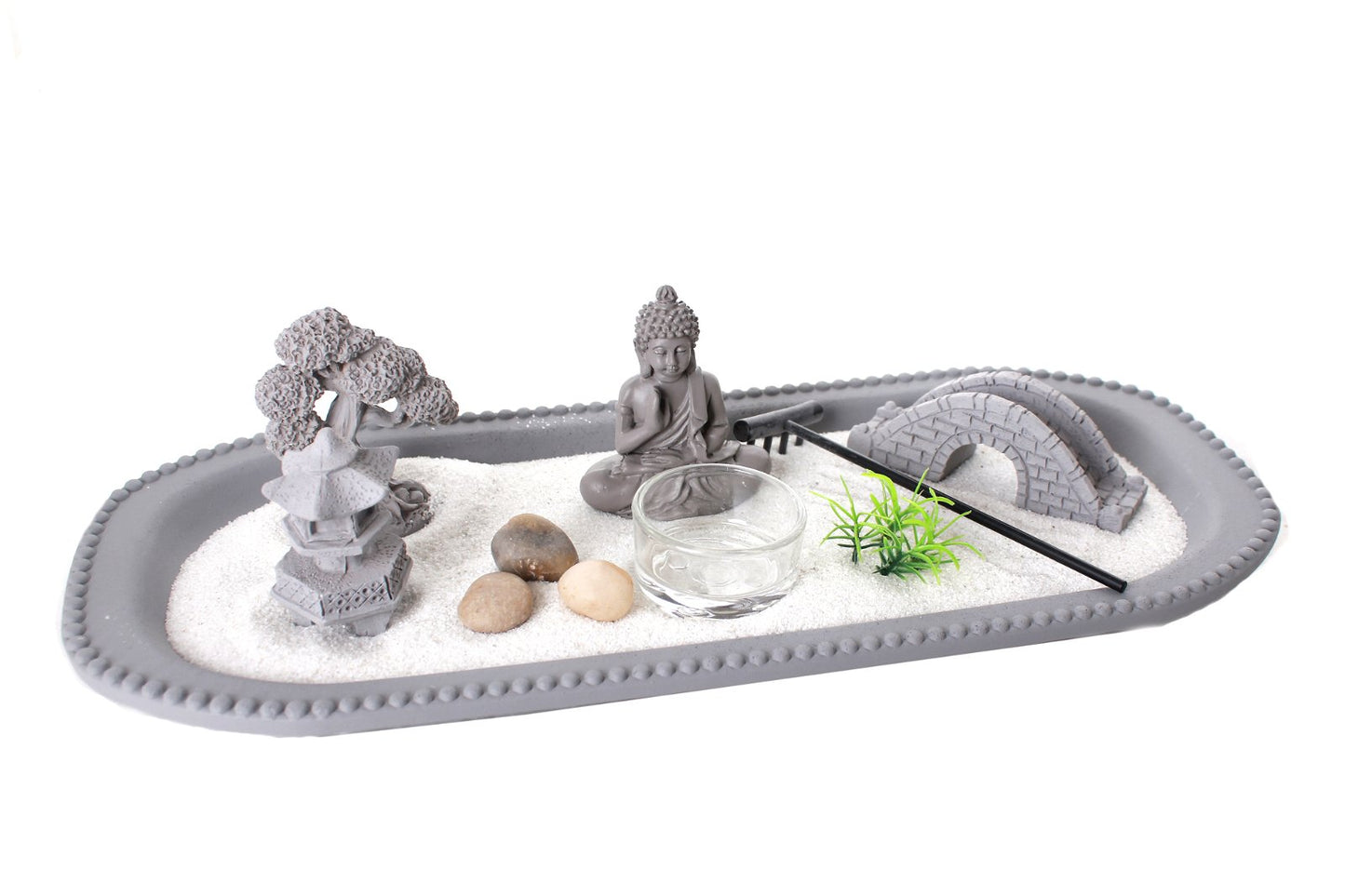 Zen Garden Candle Holder 36cm